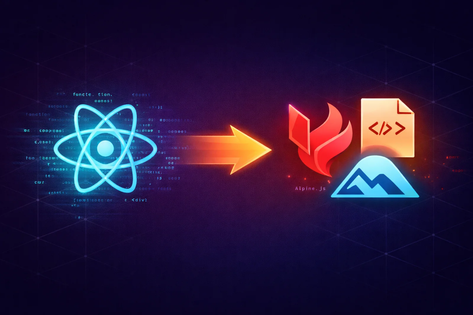 Cum sa treci de la React SPA la Blade + Alpine.js: case study real pe anonym93.dev