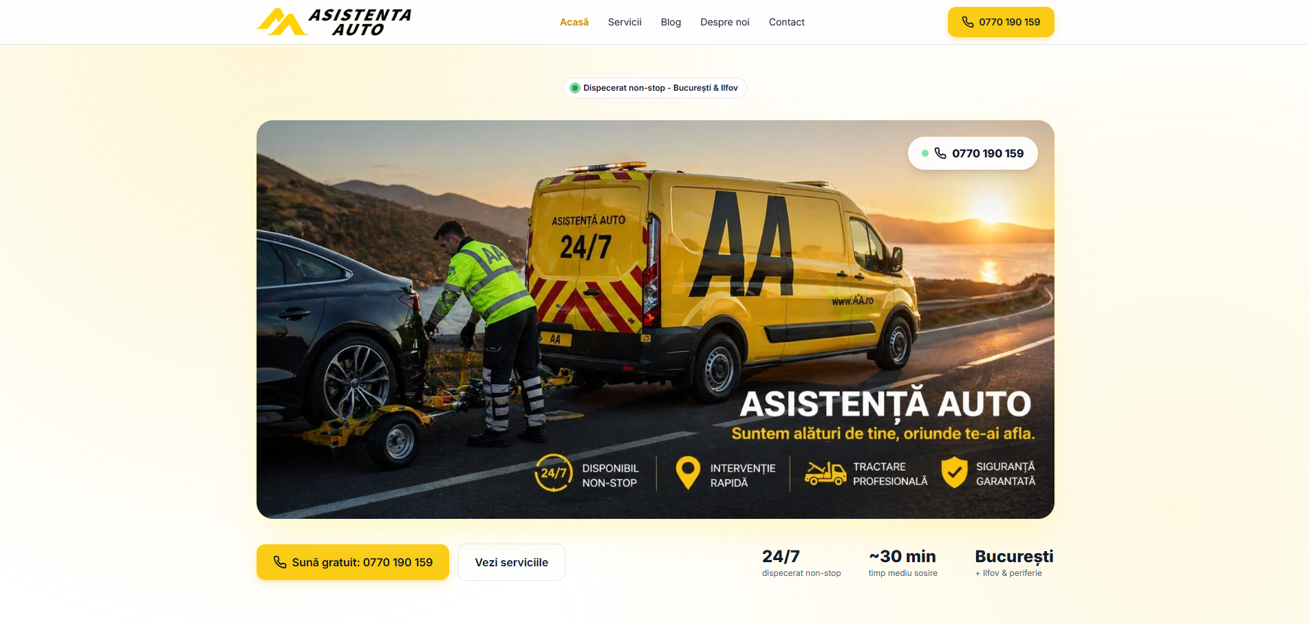 Asistența Auto — Servicii rapide și de încredere
